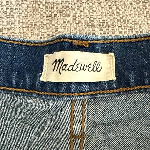 Madewell Dark Blue Jean Shorts - Picture 2 of 6